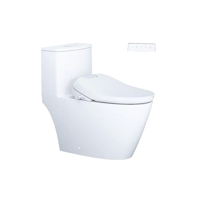 Bồn cầu một khối kết hợp với nắp điện tử Caesar C1363F + TAF610H