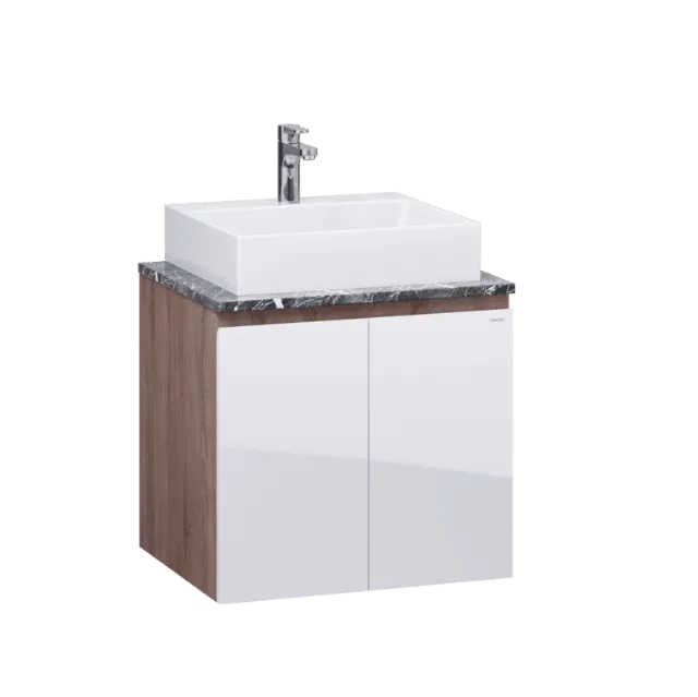 Lavabo và tủ treo Caesar LF5253 + EH46001AWV